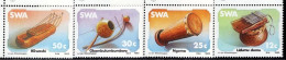 TT0576 Southwest Africa 1985 Ethnic Instruments 4V MNH - Ungebraucht