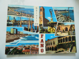 Cartolina Viaggiata "Saluti Da FANO" Vedutine 1970 - Fano