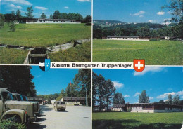 CPA BREMGARTEN- DIFFERENT VIEWS OF MILITARY BARRACKS, TRUCKS - Bremgarten