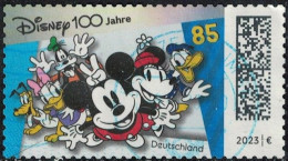 Allemagne 2023 Oblitéré Used Centenaire Dessins Animés Disney Cartoons Mickey Minnie SU - Andere & Zonder Classificatie