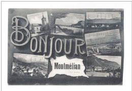 CPA 73 BONJOUR DE MONTMELIAN CARTE MULTIVUES - Montmelian