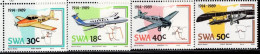 TT0582 South West Africa 1989 Various Aircraft And Map 4V MNH - Nuovi