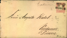 1872, 1 Groschen Ganzsachenumschlag Per Bahnpost "BERLIN-BRESLAU" Mit Handschriftlicher Übernahme "Erkner" - Autres & Non Classés