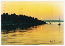 CPSM 10.5 X 15 Italie (249)  Olbia Tempio Arcipelago Di LA MADDALENA  Club Méditerranée  Coucher De Soleil - Olbia