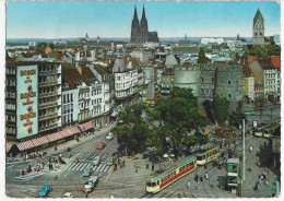 GERMANY ,KOLN AM RHEIN ,THE CITY AND THE VIEW OF CATHEDRAL - Rheine