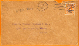 99272 - IRELAND - POSTAL HISTORY - OVERPRINTED GB Stamp On COVER 1922 - Lettres & Documents