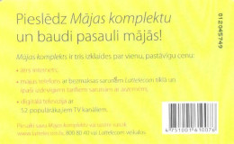 Latvia:Used Phonecard, Lattelekom, 2 Lati, Advertising, 2009 - Lettonia