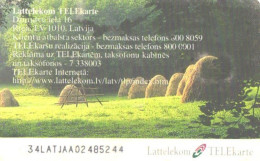 Latvia:Used Phonecard, Lattelekom, 5 Lati, Hay, 2000 - Latvia