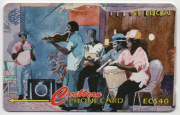 St. Lucia - People Of St. Lucia $40 (Musical Band) - 21CSLC - Saint Lucia