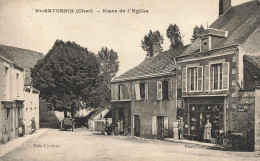 18 - CHER - SAINT-SATURNIN - Place De L'église - Animation - Superbe - 10502 - Saint-Saturnin