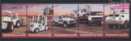 UNO - Genf 720-724 Fünferstreifen (kompl.Ausg.) Postfrisch 2010 Transportmittel (10054333 - Unused Stamps