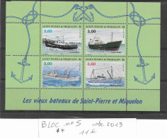 SAINT PIERRE ET MIQUELON Bloc N° 5 ++ - Blocks & Kleinbögen