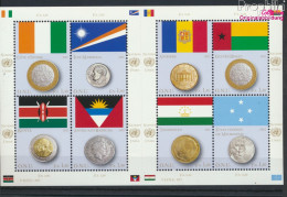 UNO - Genf 838-845 Kleinbogen (kompl.Ausg.) Postfrisch 2013 Flaggen Der Münzen (10054293 - Unused Stamps