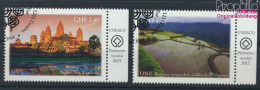 UNO - Genf 912-913 (kompl.Ausg.) Gestempelt 2015 UNESCO Welterbe Südostasien (10073350 - Usados