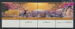 UNO - Genf 239-242 Viererstreifen (kompl.Ausg.) Gestempelt 1993 Klimaveränderung (10072928 - Used Stamps