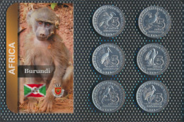 Burundi 2014 Stgl./unzirkuliert Kursmünzen 2014 6 X 5 Francs (10091259 - Burundi