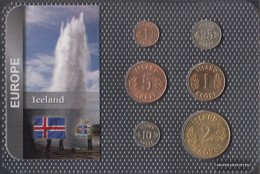 Iceland Stgl./unzirkuliert Kursmünzen Stgl./unzirkuliert From 1946 1 Aurar Until 2 Kronur - Islande