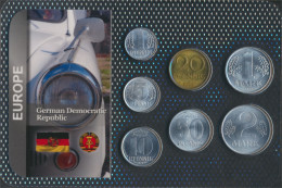 DDR Stgl./unzirkuliert Kursmünzen Stgl./unzirkuliert 1958-1990 1 Pfennig Bis 2 Mark (10091463 - Münz- Und Jahressets