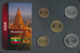 Myanmar Stgl./unzirkuliert Kursmünzen Stgl./unzirkuliert Ab 1999 1 Kyat Bis 100 Kyats (10091274 - Myanmar