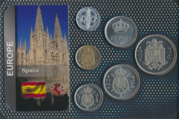 Spanien 1975 Stgl./unzirkuliert Kursmünzen 1975 50 Centimos Bis 100 Pesetas (10091976 - Mint Sets & Proof Sets