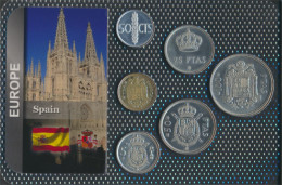 Spanien 1975 Stgl./unzirkuliert Kursmünzen 1975 50 Centimos Bis 100 Pesetas (10091978 - Mint Sets & Proof Sets