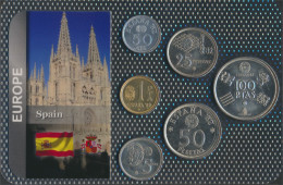 Spanien 1980 Stgl./unzirkuliert Kursmünzen 1980 50 Centimos Bis 100 Pesetas (10091981 - Mint Sets & Proof Sets