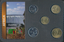 Sambia 1992 Stgl./unzirkuliert Kursmünzen 1992 25 Ngwee Bis 10 Kwacha (10092240 - Zambia