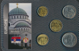 Serbien Stgl./unzirkuliert Kursmünzen Stgl./unzirkuliert Ab 2005 1 Dinar Bis 20 Dinara (10092032 - Serbie