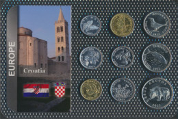 Kroatien 2022 Stgl./unzirkuliert Kursmünzen 2022 1 Lipa Bis 5 Kuna (10092226 - Croatia