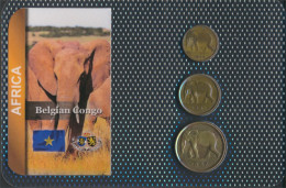 Belgisch-Kongo Sehr Schön Kursmünzen Sehr Schön Ab 1944 1 Franc Bis 5 Francs (10092234 - Autres & Non Classés