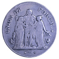 Consulat-Union Et Force 5 Francs An 11 (1803) Paris - 5 Francs