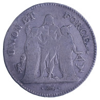 Consulat-Union Et Force 5 Francs An 10 (1802) Bordeaux - 5 Francs