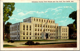 Arkansas Fort Smith Sebastian County Court House And City Hall Curteich - Fort Smith
