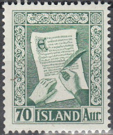 ICELAND  SCOTT NO 279  MNH  YEAR  1953 - Ungebraucht