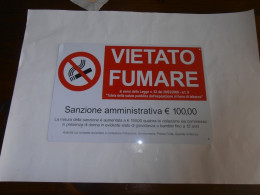 REPUBBLICA DI SAN MARINO - VIETATO FUMARE - Signs