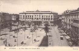 FRANCE - 06 - ANTIBES - La Place Macé Et Le Grand Hôtel - LL - Carte Postale Ancienne - Other & Unclassified