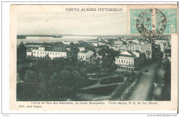 Porto-Alegre. Trecho Da Rua Dos Andradas,ao Fundo Nevegantes. - Porto Alegre