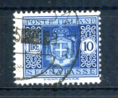 1945 LUOGOTENENZA N.84 USATO Senza Filigrana - Taxe