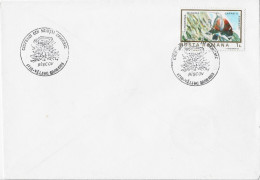 MUSHROOMS,POLECAT, HUMMING BIRD , SPECIAL COVER,MUNTII SEMENIC 1993 ROMANIA - Covers & Documents