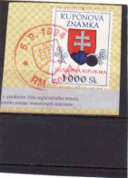 Slovakia  1994, Kuponová Známka 1 000 Sk, Used - Autres & Non Classés