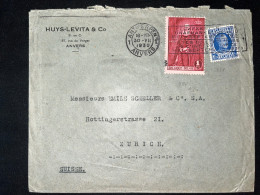 ENVELOPPE BELGIQUE / ANVERS POUR ZURICH SUISSE / 1930 - 1929-1941 Grand Montenez