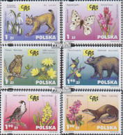 Polen 3896-3901 (kompl.Ausg.) Postfrisch 2001 CITES - Nuovi