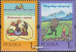 Polen 3887-3888 (kompl.Ausg.) Postfrisch 2001 Gruß - Nuovi