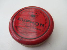 Boite Publicitaire Métallique/Pastilles EUPHON Contre L'Enrouement/ Laboratoires MAYOLI-SPINDLER/Vers 1960-1980  BFPP251 - Boîtes