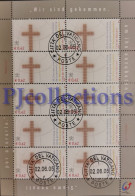 3654-VATICANO -VATICAN CITY 2005 GIORNATA DELLA GIOVENTU' FULL SHEET 10 STAMPS C/ANNULLO 1° GIORNO - USED - Used Stamps