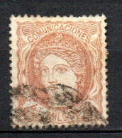 Col33 Espagne Spain 1870 N° 104 Oblitéré Cote : 17,50€ - Gebraucht