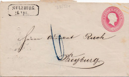 32852# BADEN WURTTEMBERG Obl SULZBURG Pour FREYSBURG ENTIER POSTAL GANZSACHE BADE WURTEMBERG - Ganzsachen