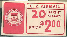 27382  - PANAMA Canal Zone - STAMPS -   BOOKLET Scott # C48 Airmail 1970 2$ - Canal Zone