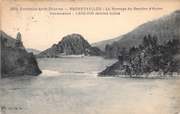 FRANCE - 42 - ROCHETAILLEE - Le Barrage Du Gouffre D'Enfer  - Carte Postale Ancienne - Rochetaillee