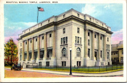 Massachusetts Lawrence Masonic Temple 1940 - Lawrence